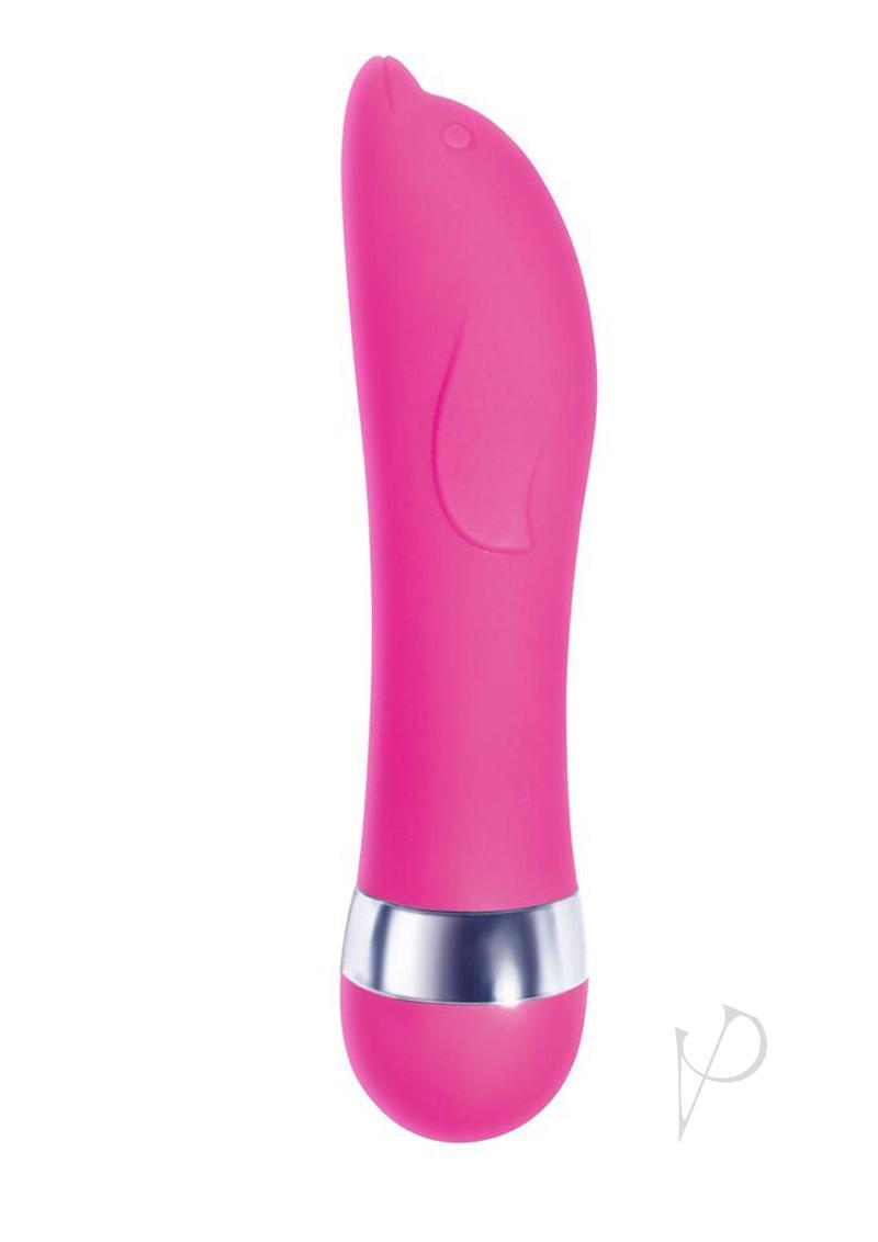The 9`s - Pinkies, Dolphy Silicone Mini Vibe 4.5in - Pink